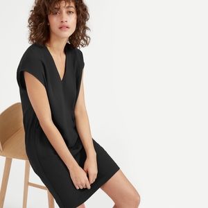 Everlane GoWeave V-Neck Cocoon Dress Black US14